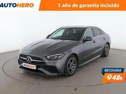 Gris Usado 2021 Mercedes C200 AMG line Berlina | 37.599 € (Precio justo)