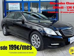 Negro Usado 2012 Mercedes E200 Berlina | 11.500 € (Super precio)
