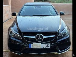 Negro Usado 2015 Mercedes E220 Descapotable | 28.500 € (Un poco caro)