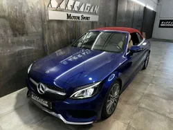 Azul Usado 2018 Mercedes C220 Descapotable | 36.700 € (Precio justo)