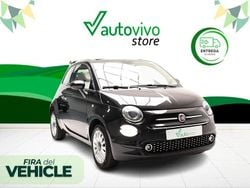 Negro Usado 2019 Fiat 500 Lounge Descapotable | 10.500 € (Precio justo)