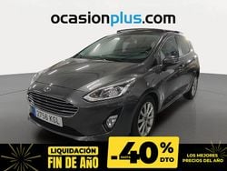 Gris Usado 2017 Ford Fiesta Titanium Utilitario | 14.790 €