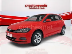 Rojo Usado 2018 VW Polo Advance Berlina | 12.400 € (Precio justo)