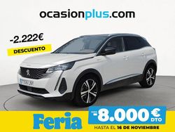 Blanco Usado 2021 Peugeot 3008 GT SUV | 19.500 € (Precio justo)