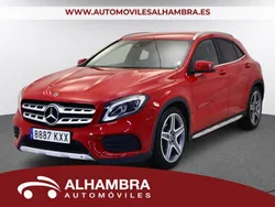 Rojo Usado 2019 Mercedes GLA180 AMG line SUV | 25.720 € (Precio justo)