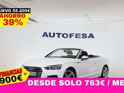Blanco Usado 2018 Audi A5 Cabriolet S-Line Descapotable | 31.650 € (Buen precio)
