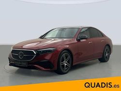 Rojo jacinto Usado 2024 Mercedes E220 AMG line Berlina | 62.900 €