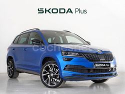 Azul Usado 2021 Skoda Karoq SportLine SUV | 24.900 € (Precio justo)