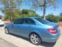 Azul Usado 2010 Mercedes C200 Berlina | 12.500 € (Caro)