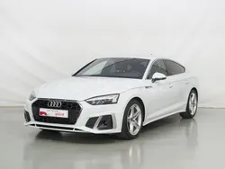 Blanco Usado 2021 Audi A5 Sportback S-Line Berlina | 34.900 € (Precio justo)