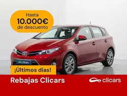 Rojo Usado 2014 Toyota Auris Hybrid Active Berlina | 14.390 € (Precio justo)
