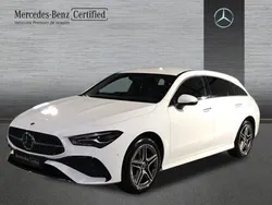 Blanco polar Usado 2024 Mercedes CLA250e Shooting Brake AMG line Familiar | 37.995 € (Buen precio)