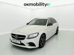 Bianco Usado 2021 Mercedes C220 AMG Familiar | 29.520 €