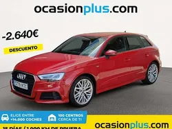 Rojo Usado 2019 Audi A3 Sportback S-Line Utilitario | 19.810 € (Precio justo)