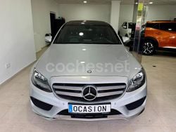 Gris / plata Usado 2015 Mercedes C220 AMG line Berlina | 17.900 € (Precio justo)