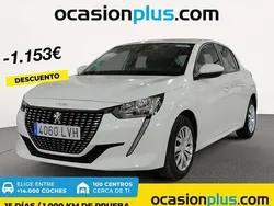 Blanco Usado 2021 Peugeot 208 Active Utilitario | 11.537 € (Buen precio)