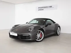 Gris ágata metalizado Usado 2021 Porsche 911 Carrera 4S Descapotable | 159.800 € (Precio justo)