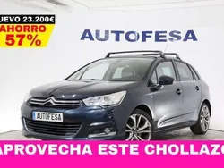 Azul Usado 2010 Citroën C4 Exclusive Berlina | 9950 € (Caro)