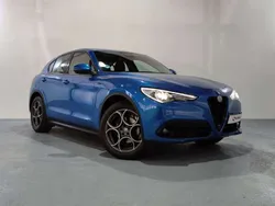 Azul Usado 2022 Alfa Romeo Stelvio Sprint SUV | 35.499 € (Un poco caro)