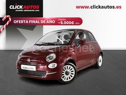 Granate Usado 2021 Fiat 500C Dolcevita Descapotable | 10.100 € (Buen precio)