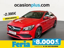 Rojo Usado 2018 Mercedes CLA200 Berlina | 26.350 € (Un poco caro)