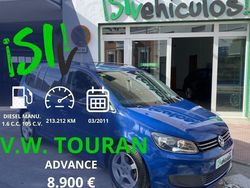 Azul Usado 2011 VW Touran Trendline Monovolumen | 8900 € (Precio justo)