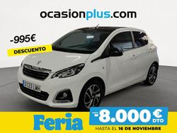 Blanco Usado 2021 Peugeot 108 Allure Utilitario | 10.950 € (Precio justo)