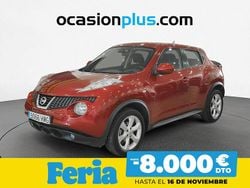 Rojo Usado 2012 Nissan Juke Acenta SUV | 11.250 € (Precio justo)