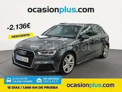 Gris / plata Usado 2020 Audi A3 Sportback S-Line Berlina | 23.500 € (Precio justo)