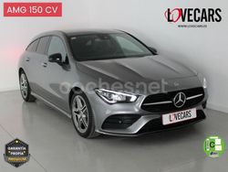 Gris Usado 2021 Mercedes CLA200 Shooting Brake Familiar | 30.700 € (Un poco caro)