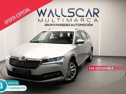 Gris Usado 2020 Skoda Superb SportLine Familiar | 22.690 € (Precio justo)
