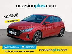 Rojo Usado 2021 Hyundai i20 Berlina | 12.500 € (Precio justo)