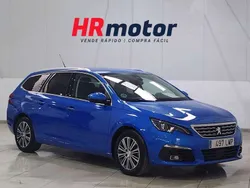 Azul Usado 2021 Peugeot 308 Allure Familiar | 14.290 € (Precio justo)