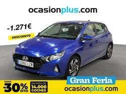 Azul Usado 2022 Hyundai i20 Berlina | 13.990 € (Precio justo)
