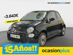 Negro Usado 2022 Fiat 500 Dolcevita Descapotable | 10.990 € (Buen precio)