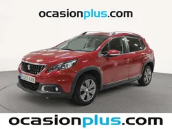 Rojo Usado 2019 Peugeot 2008 Signature Sky SUV | 10.137 € (Precio justo)