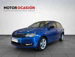 Azul metalizado Usado 2017 Skoda Rapid Ambition Familiar | 9448 €