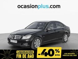 Negro Usado 2009 Mercedes C180 Avantgarde Berlina | 11.099 € (Precio justo)