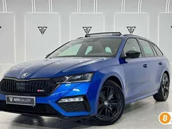 Azul Usado 2024 Skoda Octavia RS Familiar | 40.900 € (Un poco caro)