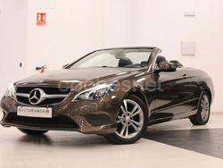 Marrón Usado 2015 Mercedes E220 Descapotable | 24.990 € (Precio justo)