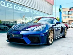 Azul Usado 2021 Porsche Boxster Spyder Descapotable | 109.000 €