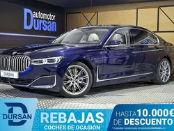 Azul Usado 2021 BMW 745e Comfort Edition Berlina | 75.990 €