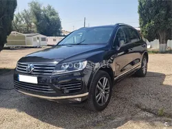 Negro Usado 2016 VW Touareg R-line SUV | 25.900 € (Precio justo)