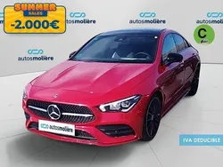 Rojo Usado 2019 Mercedes CLA200 Berlina | 29.890 € (Precio justo)