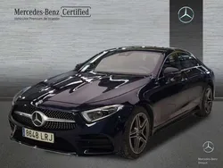 Azul Usado 2021 Mercedes CLS220 AMG line Berlina | 48.900 €