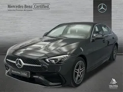 Gris grafito Usado 2024 Mercedes C300e AMG line Berlina | 52.400 € (Buen precio)