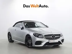 Gris / plata Usado 2018 Mercedes E220 Descapotable | 39.900 € (Precio justo)
