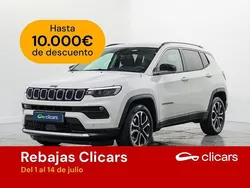 Blanco Usado 2021 Jeep Compass Limited SUV | 21.990 € (Precio justo)