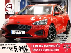 Rojo Usado 2021 Ford Focus ST-Line X Berlina | 16.490 € (Precio justo)