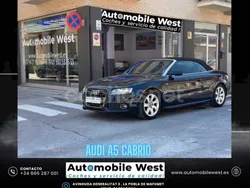Azul Usado 2009 Audi A5 Cabriolet Descapotable | 13.990 € (Precio justo)